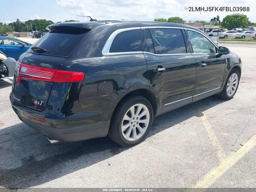 2015 Lincoln Mkt VIN: 2LMHJ5FK4FBL03988 Lot: 45299630