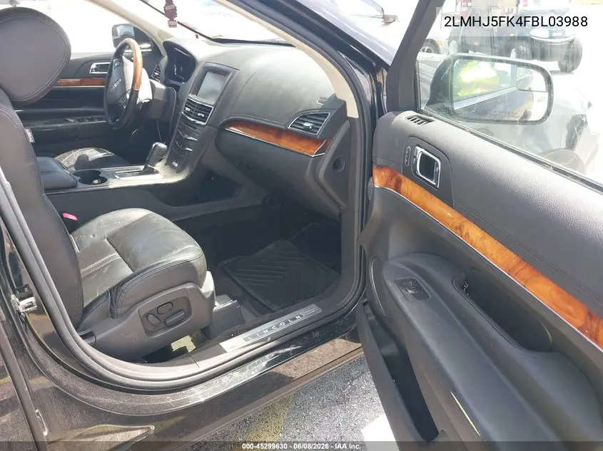 2015 Lincoln Mkt VIN: 2LMHJ5FK4FBL03988 Lot: 45299630