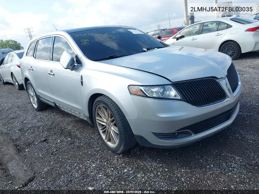 2015 Lincoln Mkt Ecoboost VIN: 2LMHJ5AT2FBL03035 Lot: 45673016
