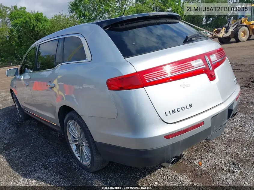 2015 Lincoln Mkt Ecoboost VIN: 2LMHJ5AT2FBL03035 Lot: 45673016
