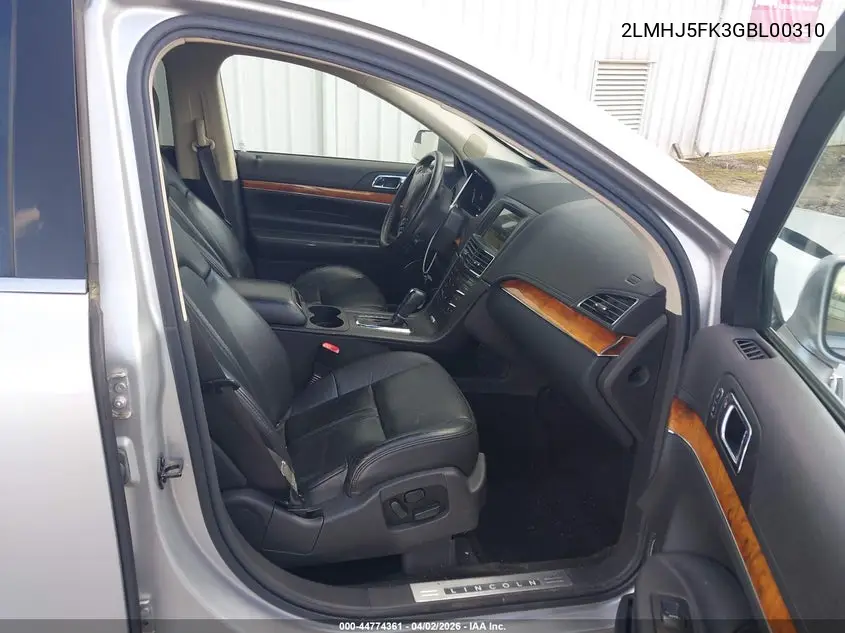 2016 Lincoln Mkt VIN: 2LMHJ5FK3GBL00310 Lot: 44774361
