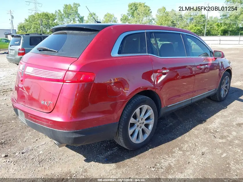 2016 Lincoln Mkt VIN: 2LMHJ5FK2GBL01254 Lot: 45089841