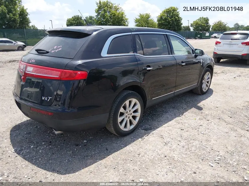 2016 Lincoln Mkt VIN: 2LMHJ5FK2GBL01948 Lot: 45468251