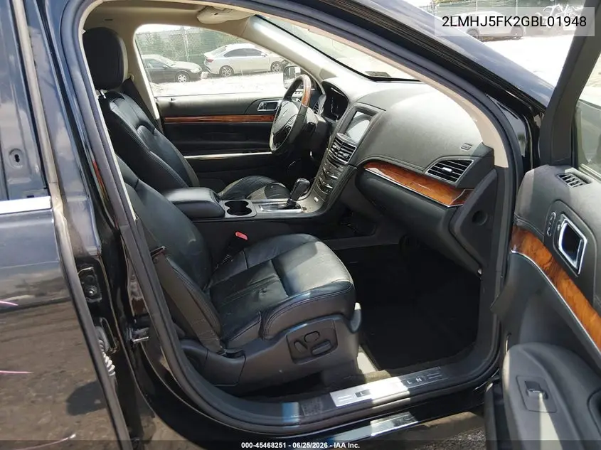 2016 Lincoln Mkt VIN: 2LMHJ5FK2GBL01948 Lot: 45468251