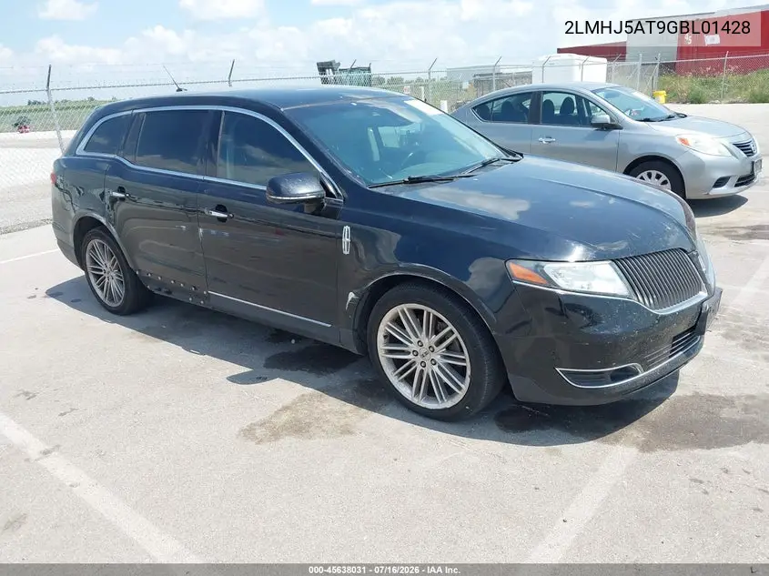 2016 Lincoln Mkt Ecoboost VIN: 2LMHJ5AT9GBL01428 Lot: 45638031