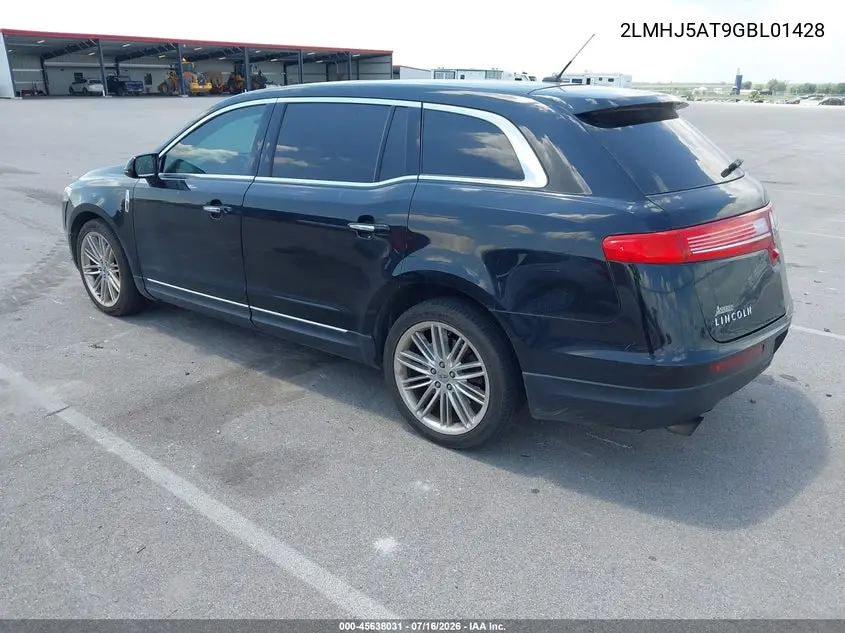 2016 Lincoln Mkt Ecoboost VIN: 2LMHJ5AT9GBL01428 Lot: 45638031