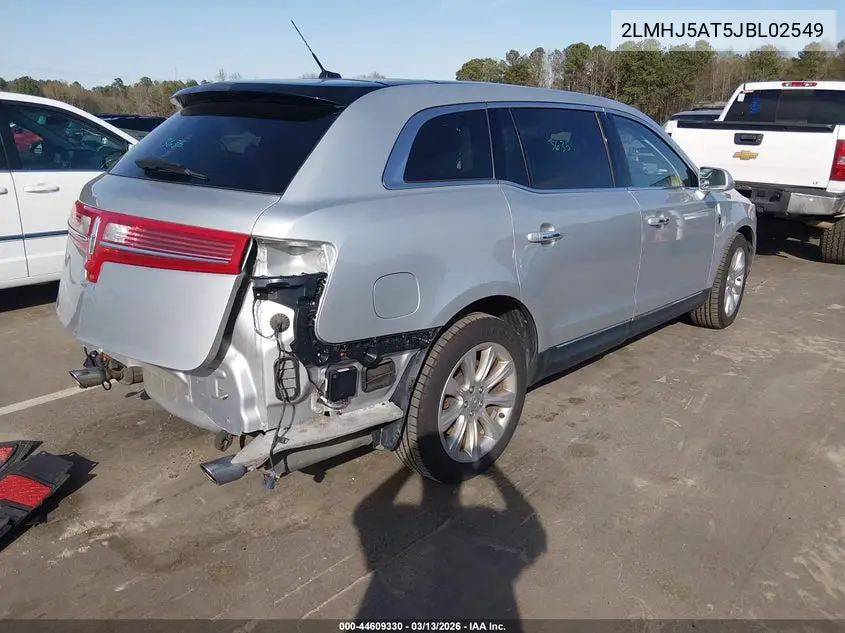 2018 Lincoln Mkt Elite VIN: 2LMHJ5AT5JBL02549 Lot: 44609330