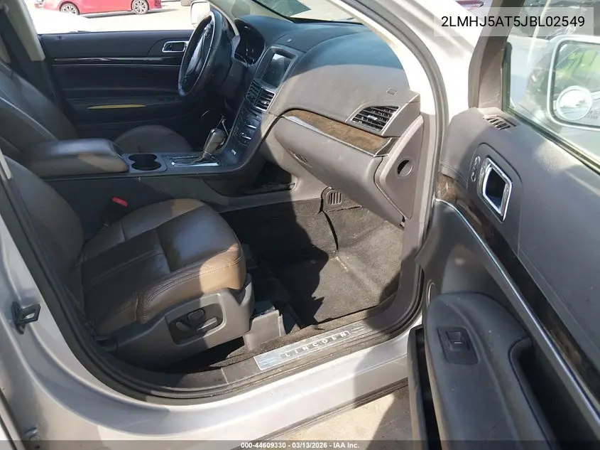 2018 Lincoln Mkt Elite VIN: 2LMHJ5AT5JBL02549 Lot: 44609330