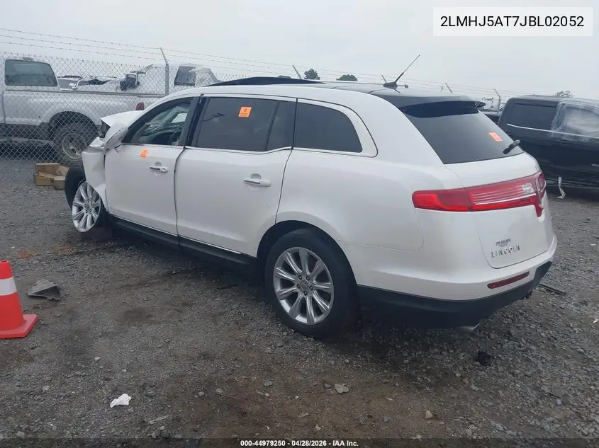2018 Lincoln Mkt Reserve VIN: 2LMHJ5AT7JBL02052 Lot: 44979250