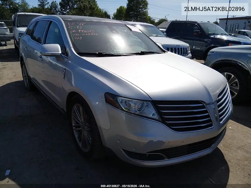 2019 Lincoln Mkt Reserve VIN: 2LMHJ5AT2KBL02896 Lot: 45130827