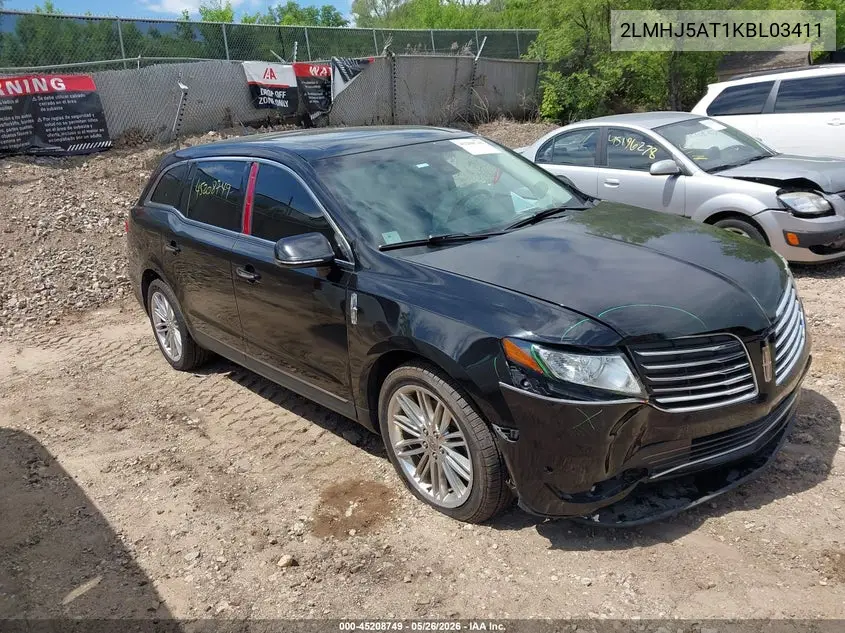 2019 Lincoln Mkt Reserve VIN: 2LMHJ5AT1KBL03411 Lot: 45208749