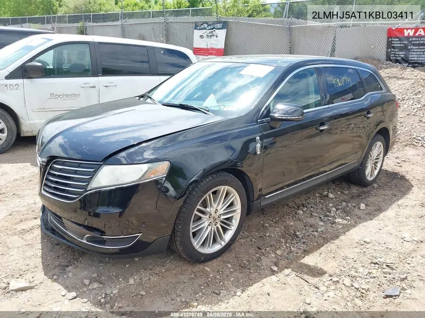 2019 Lincoln Mkt Reserve VIN: 2LMHJ5AT1KBL03411 Lot: 45208749