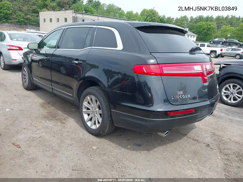 2019 Lincoln Mkt Livery VIN: 2LMHJ5NK7KBL03849 Lot: 45219717