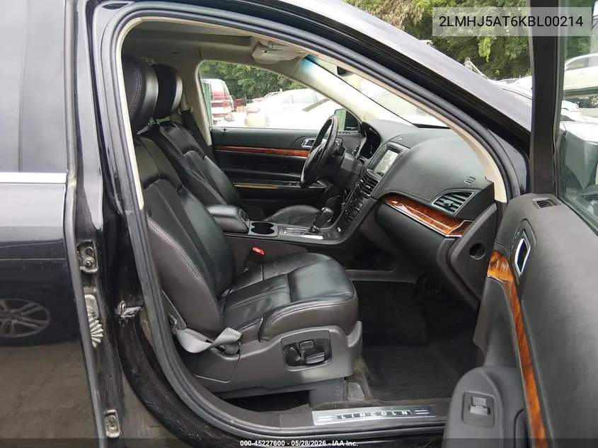 2019 Lincoln Mkt Reserve VIN: 2LMHJ5AT6KBL00214 Lot: 45227600
