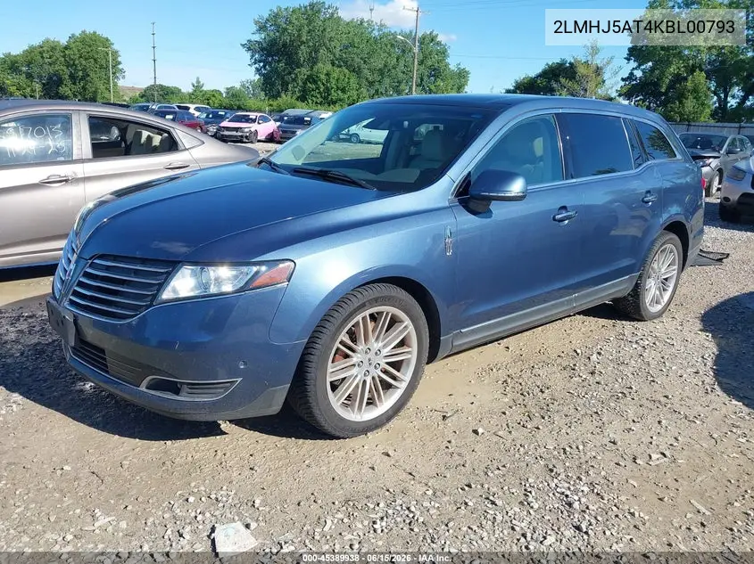 2019 Lincoln Mkt Reserve VIN: 2LMHJ5AT4KBL00793 Lot: 45389938