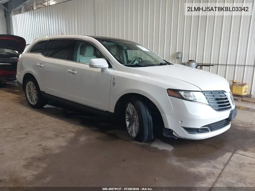 2019 Lincoln Mkt Reserve VIN: 2LMHJ5AT8KBL03342 Lot: 45579127