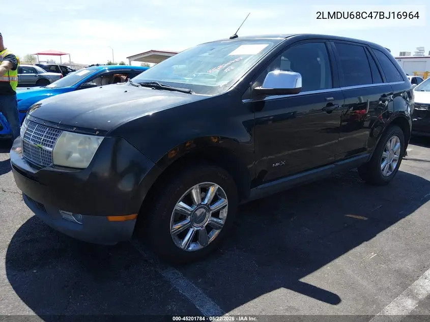2007 Lincoln Mkx VIN: 2LMDU68C47BJ16964 Lot: 45201784