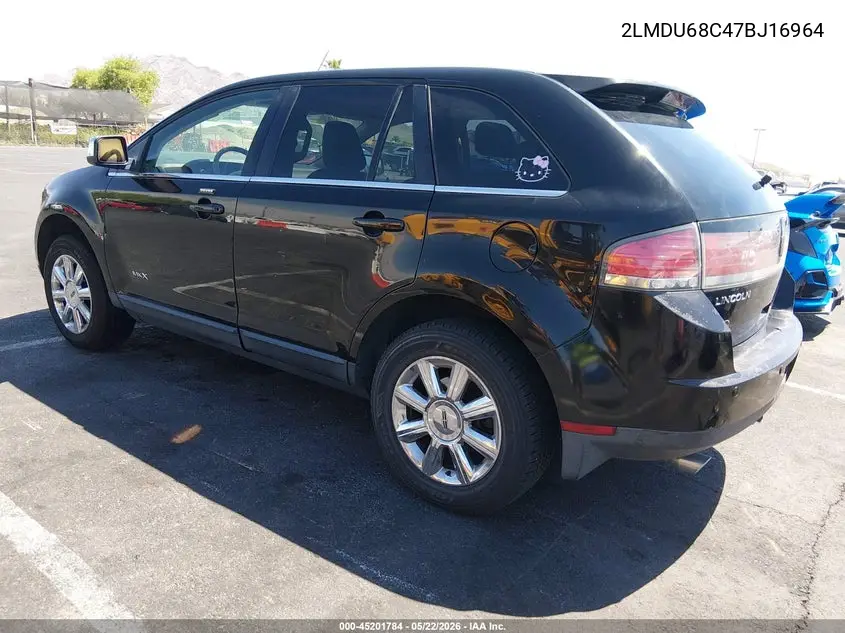 2007 Lincoln Mkx VIN: 2LMDU68C47BJ16964 Lot: 45201784