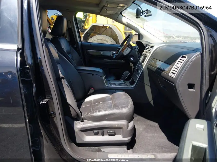 2007 Lincoln Mkx VIN: 2LMDU68C47BJ16964 Lot: 45201784