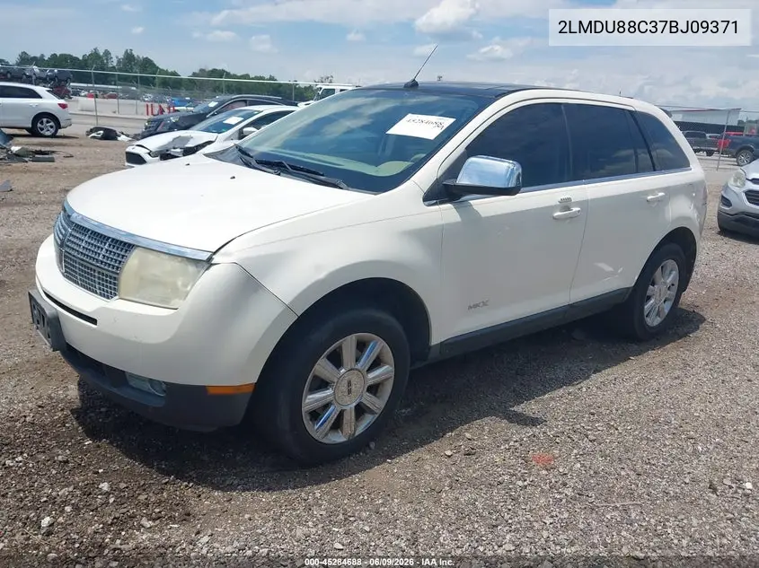 2007 Lincoln Mkx VIN: 2LMDU88C37BJ09371 Lot: 45284688