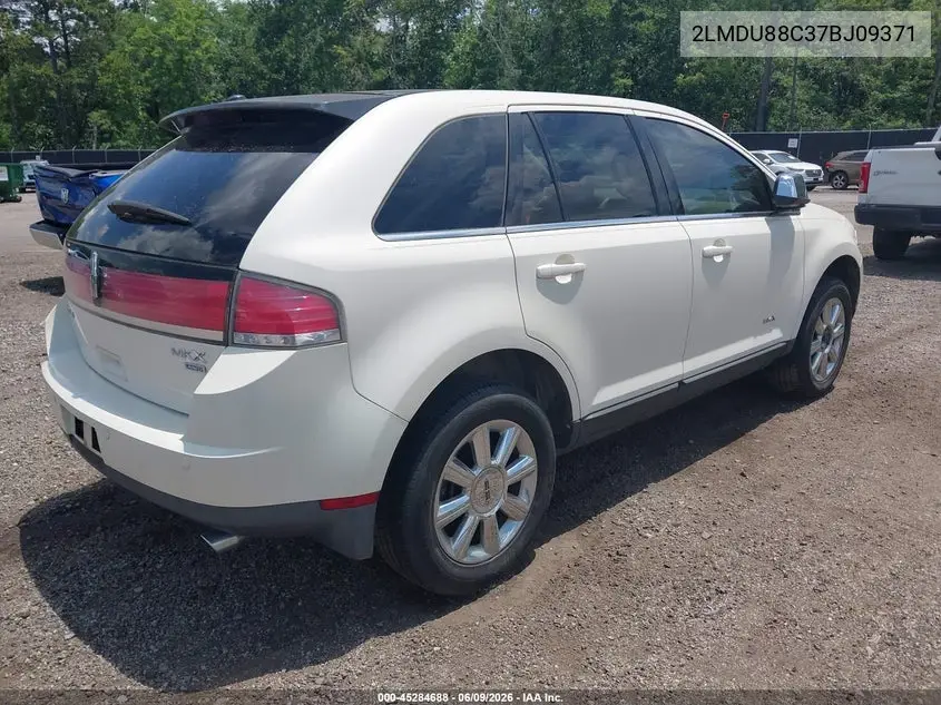 2007 Lincoln Mkx VIN: 2LMDU88C37BJ09371 Lot: 45284688