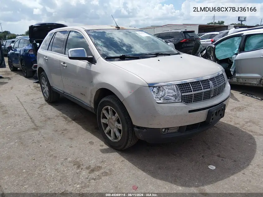 2007 Lincoln Mkx VIN: 2LMDU68CX7BJ36166 Lot: 45369115