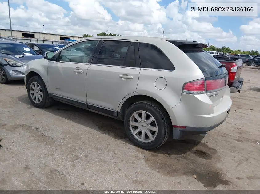 2007 Lincoln Mkx VIN: 2LMDU68CX7BJ36166 Lot: 45369115