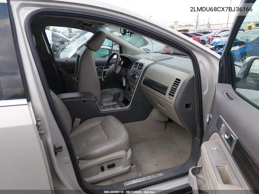 2007 Lincoln Mkx VIN: 2LMDU68CX7BJ36166 Lot: 45369115