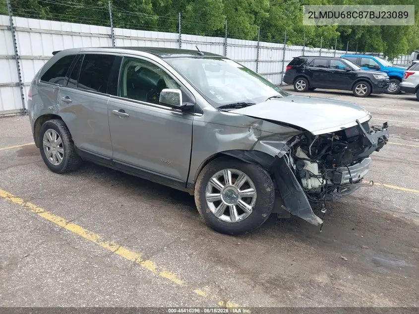 2007 Lincoln Mkx VIN: 2LMDU68C87BJ23089 Lot: 45410396
