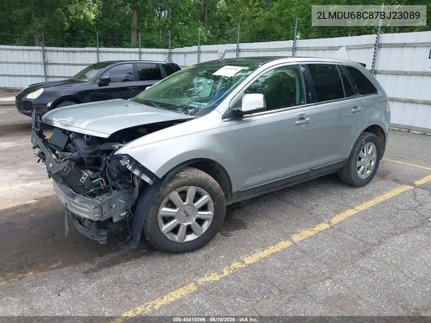 2007 Lincoln Mkx VIN: 2LMDU68C87BJ23089 Lot: 45410396
