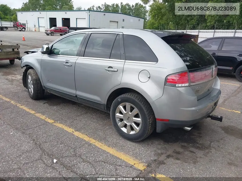 2007 Lincoln Mkx VIN: 2LMDU68C87BJ23089 Lot: 45410396