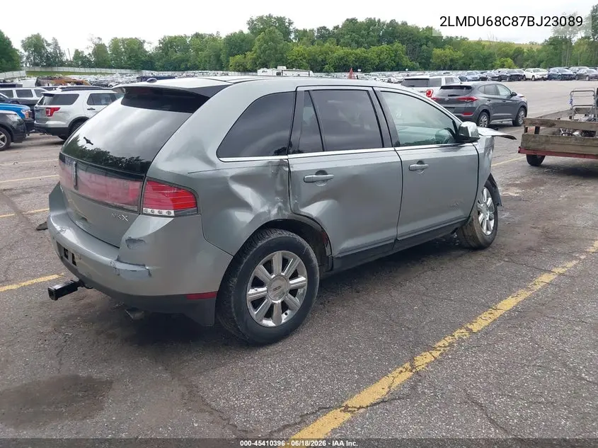 2007 Lincoln Mkx VIN: 2LMDU68C87BJ23089 Lot: 45410396
