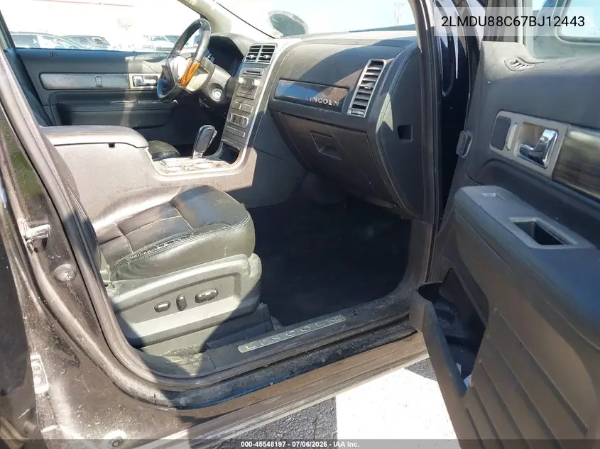 2007 Lincoln Mkx VIN: 2LMDU88C67BJ12443 Lot: 45548197