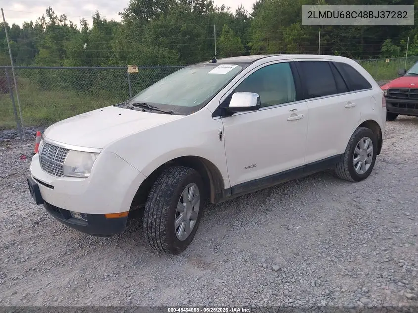 2008 Lincoln Mkx VIN: 2LMDU68C48BJ37282 Lot: 45464068