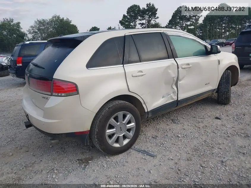 2008 Lincoln Mkx VIN: 2LMDU68C48BJ37282 Lot: 45464068
