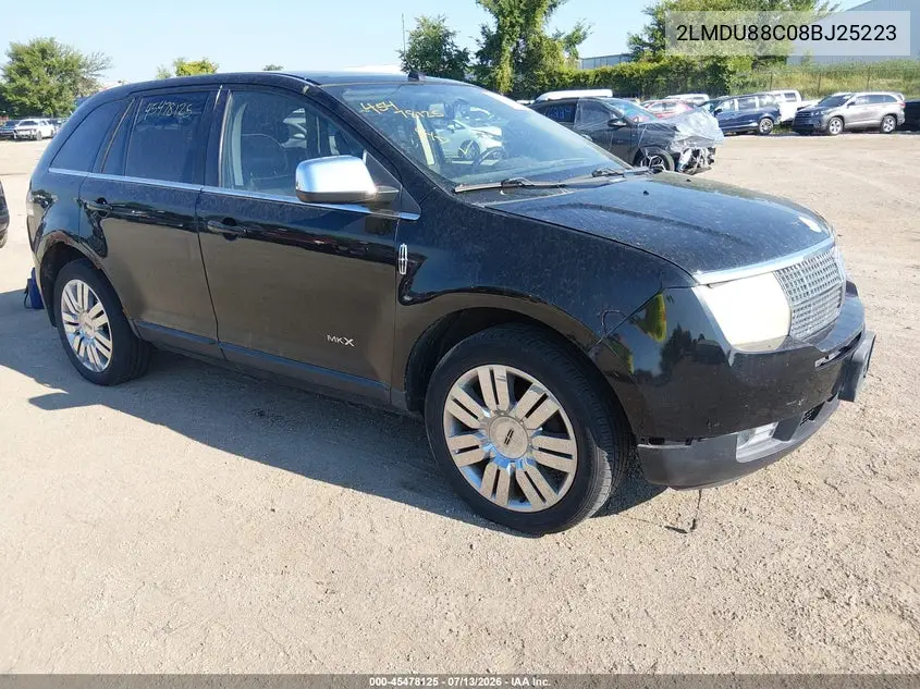 2008 Lincoln Mkx VIN: 2LMDU88C08BJ25223 Lot: 45478125