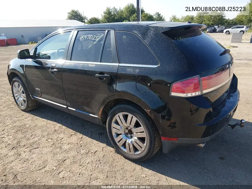 2008 Lincoln Mkx VIN: 2LMDU88C08BJ25223 Lot: 45478125