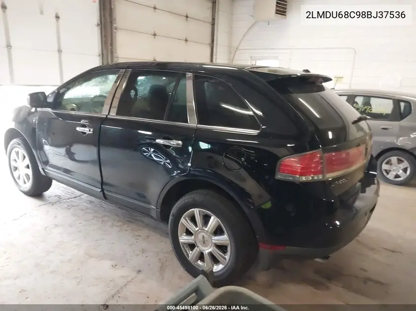 2008 Lincoln Mkx VIN: 2LMDU68C98BJ37536 Lot: 45498100