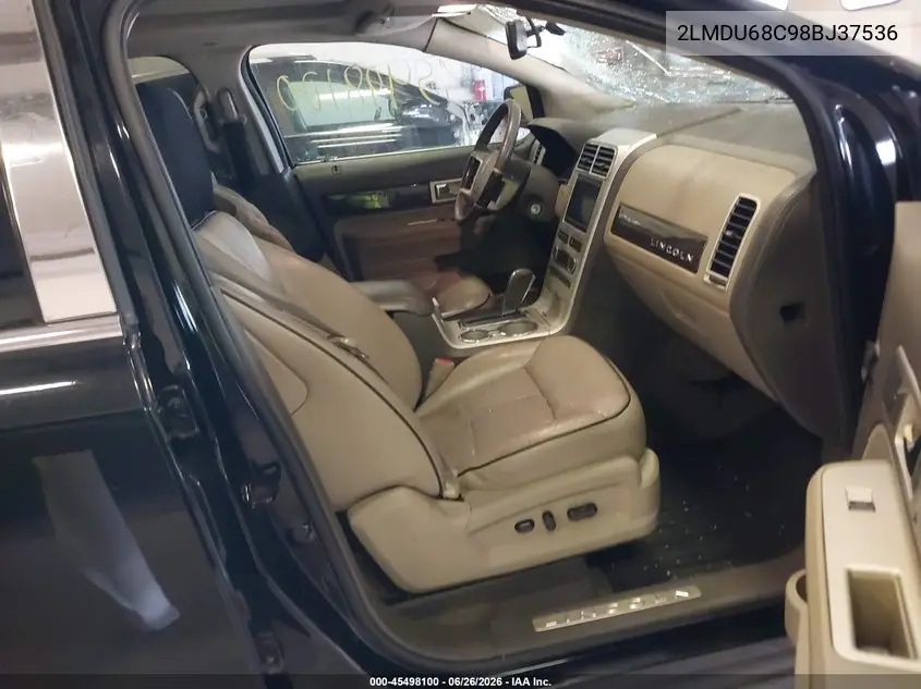 2008 Lincoln Mkx VIN: 2LMDU68C98BJ37536 Lot: 45498100