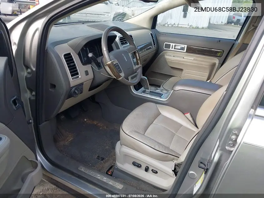 2008 Lincoln Mkx VIN: 2LMDU68C58BJ23830 Lot: 45507331