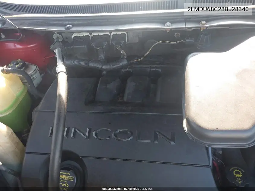2008 Lincoln Mkx VIN: 2LMDU68C28BJ28340 Lot: 45547808