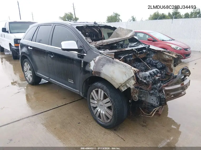 2008 Lincoln Mkx VIN: 2LMDU68C28BJ34493 Lot: 45600311