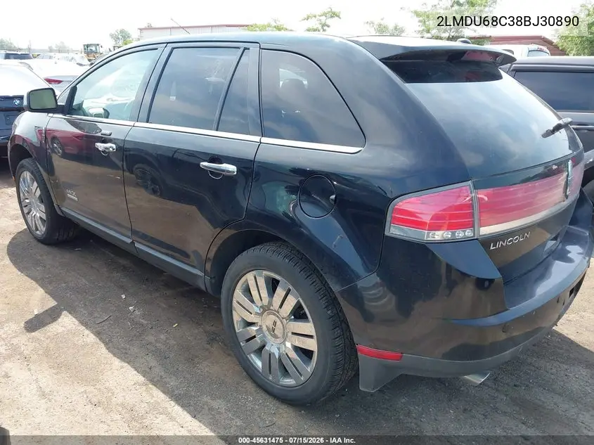 2008 Lincoln Mkx VIN: 2LMDU68C38BJ30890 Lot: 45631475