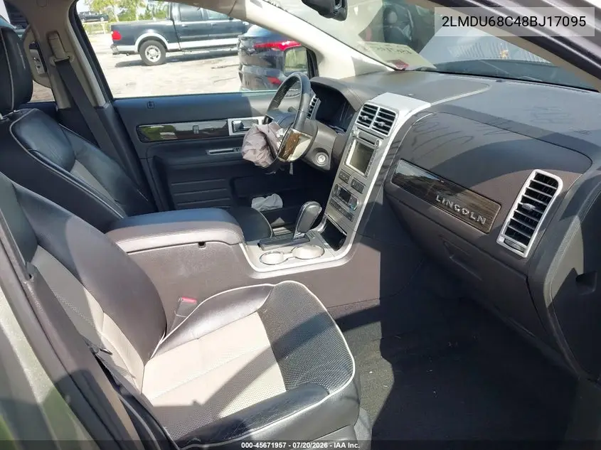 2008 Lincoln Mkx VIN: 2LMDU68C48BJ17095 Lot: 45671957