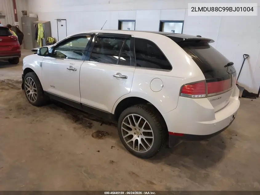 2009 Lincoln Mkx VIN: 2LMDU88C99BJ01004 Lot: 45445159