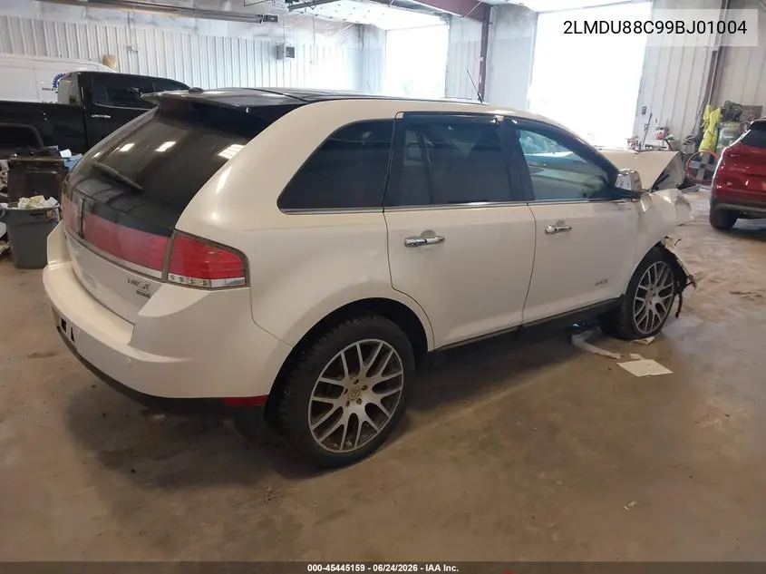 2009 Lincoln Mkx VIN: 2LMDU88C99BJ01004 Lot: 45445159
