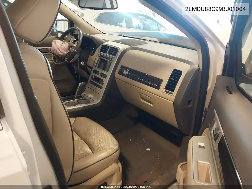 2009 Lincoln Mkx VIN: 2LMDU88C99BJ01004 Lot: 45445159
