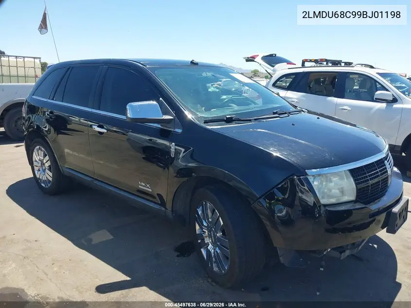 2009 Lincoln Mkx VIN: 2LMDU68C99BJ01198 Lot: 45497638