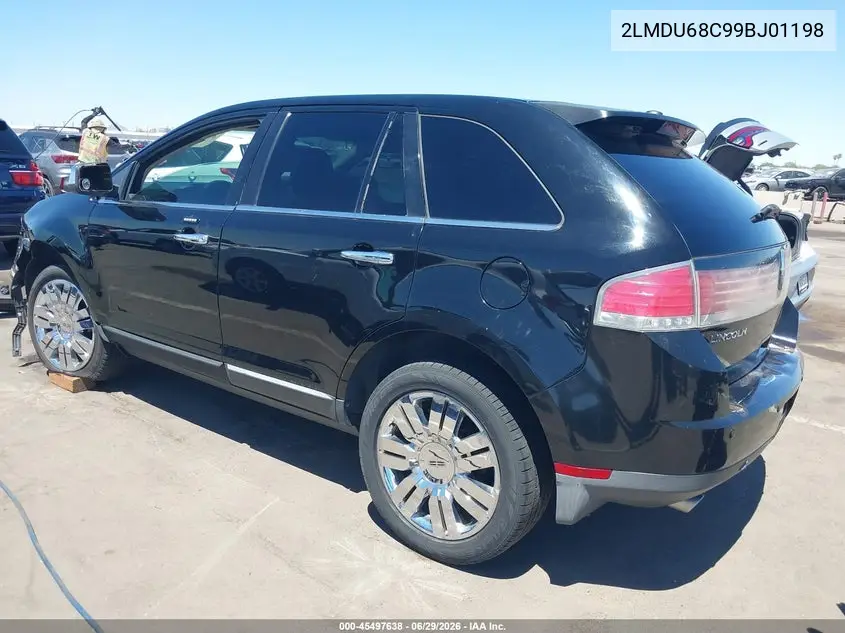 2009 Lincoln Mkx VIN: 2LMDU68C99BJ01198 Lot: 45497638