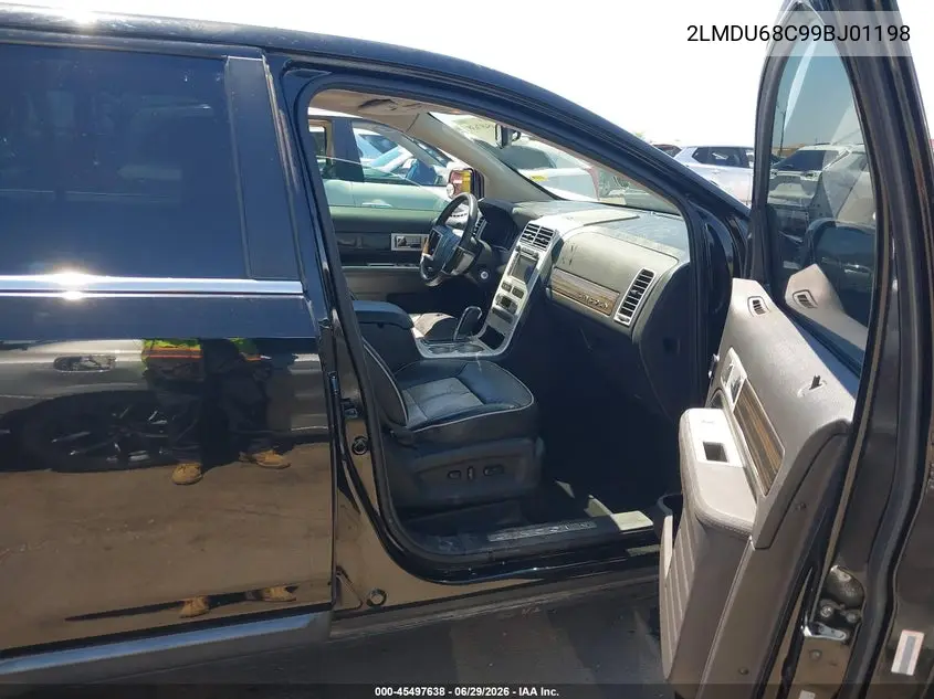 2009 Lincoln Mkx VIN: 2LMDU68C99BJ01198 Lot: 45497638